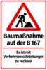 Meldung: Erhöhtes Verkehrsaufkommen durch Sperrung der B167