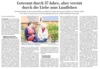 Vorschaubild der Meldung: Zeitungsbericht über eine der ältesten und die jüngste LandFrau im Altkreis Alfeld