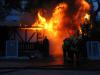 Meldung: Falkenseer Feuerwehr löscht brennendes Ferienhaus in der Brandenburgstraße