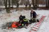Meldung: Rettung aus dem Eisdreieck: Falkenseer Feuerwehr übte den Notfall auf dem Falkenhagener See