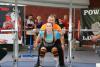 Bild: Anne Scholz, mehrfache deutsche Meisterin bei der Kniebeuge, („1. Powerliftingschule Deutschland)