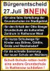 Vorschaubild der Meldung: Aufruf zum Bürgerbegehren