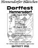 Dorffest Hennersdorf