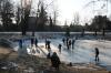 Foto zu Meldung: Eisvergnügen auf dem Sülter Dorfteich