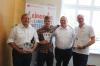 Vorschaubild der News: Pressetermin zum BRANDENBURG-TAG in Cottbus I Mit an Bord: Sänger Alexander Knappe und Besatzungsmitglieder der "Kaiser Wilhelm"