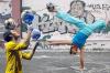Vorschaubild der Meldung: Die Fußballartisten auf dem 25. Nauheimer Kinder- und Jugendfest am 22. September 2019