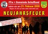 Meldung: Neujahrsfeuer in Schafflund