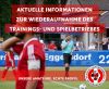 Vorschaubild der Meldung: Aktuelle Information zum Trainings- und Spielbetrieb