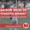 Vorschaubild der Meldung: Entscheidung über die Saison 2019/2020 gefallen