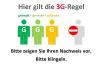 Ab dem 26.11.2021 gilt 3G-Regel im Rathaus!