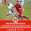 Vorschaubild der Meldung: Lockerungen für den Fußball ab dem 4.März