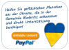 Helfen Sie Menschen aus der Ukraine direkt per PayPal