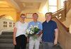 Gotthard Poorten (mi.) wurde u.a. von Constanze Stehr und Lars Wirwich in den Ruhestand verabschiedet | Foto: F. Lenz