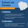 +++ Corona-Schutzmaßnahmen – was ab 1.Oktober 2022 gilt +++