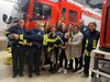Deutsche Weinkönigin und Ihre Prinzessinnen zu Besuch bei der Feuerwehr