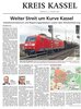 Meldung: HNA vom 13.08. 2019 Streit Kurve Kassel