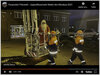 Gerettet: 2021 holten die jungen Brandschützer den Nikolaus vom Dach des Pritzwalker Gerätehauses. Quelle: Jugendfeuerwehr Pritzwalk/Youtube
