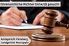 Ehrenamtliche Richterinnen und Richter gesucht