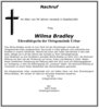 Meldung: Ehrenbürgerin Wilma Bradley ist gestorben