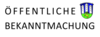 Vorschaubild der Meldung: Amtliche Bekanntmachung des Wegeverbandes Immenhausen