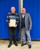 Kurt Färber und Erster Bürgermeister Stefan Busch