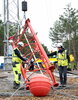 Fertig: Windmessmast bei Klettwitz wird nun mit Messtechnik ausgerüstet