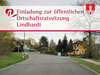 Einladung zur Öffentlichen Ortschaftsratssitzung Lindhardt am 19.04.