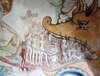 Foto: Gordon Thalmann | Detailansicht der Wandmalerei in der Kirche in Rühstädt