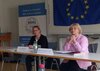 Foto zu Meldung: Austausch des Forum EuropaBrandenburg mit Landtagspräsidentin Prof. Dr. Ulrike Liedtke