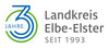 Foto Illustration die Piktografen: Logo 30 Jahre Landkreis Elbe-Elster