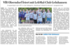 Meldung: VfB Oberndorf feiert mit LebMal-Club