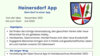 Meldung: Heinersdorfer App ab 01.07.2023