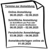 Meldung: Anmeldetermine 5. Klassen für das Schuljahr 2025/2026