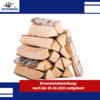 Vorschaubild der Meldung: Annahmeschluss von Brennholzbestellung