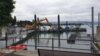 Meldung: Der Wasserburger Fischerhafen wird ausgebaggert