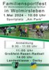 Meldung: Familiensportfest des SV Wolmirsleben/Unseburg/Tarthun e.V am 1. Mai 2024!