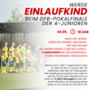 Vorschaubild der Meldung: Glück für Junior*innen: Einlaufkinder für das DFB-Pokalfinale der A-Junioren gesucht!