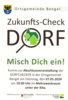 Vorschaubild der Meldung: Zukunfts-Check DORF  Vorstellung des Abschlussbericht am 07.05.2024 im Gemeinderaum Bengel