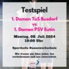 Meldung: Volleyball - Damen Testspiel