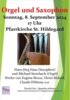 Meldung: Konzert Orgel und Saxophon in der katholischen Pfarrkirche Sankt Hildegard