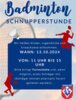 Meldung: Badminton - Schnupperstunde