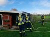 Vorschaubild der Meldung: Einsatz # 23/2024 -  FEU - Stuvenborn, Brook - Gartenhaus freistehend