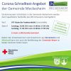 Flyer Corona-Schnelltest-Angebot Flyer Corona-Schnelltest-Angebot