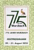 Veranstaltung: 775 Jahre Wurzbach 29.  -  31. Aug 2025