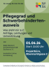 Veranstaltung: Pflegegrad und Schwerbehindertenausweis - Was steht mir zu? Antr&auml;ge, Leistungen und Unterst&uuml;tzung Mo 01.​06.​2026
