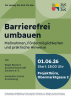 Veranstaltung: Barrierefrei umbauen im Bestand &ndash; typische Ma&szlig;nahmen, Realisierbarkeit und konkrete F&ouml;rderm&ouml;glichkeiten Mo 01.​06.​2026